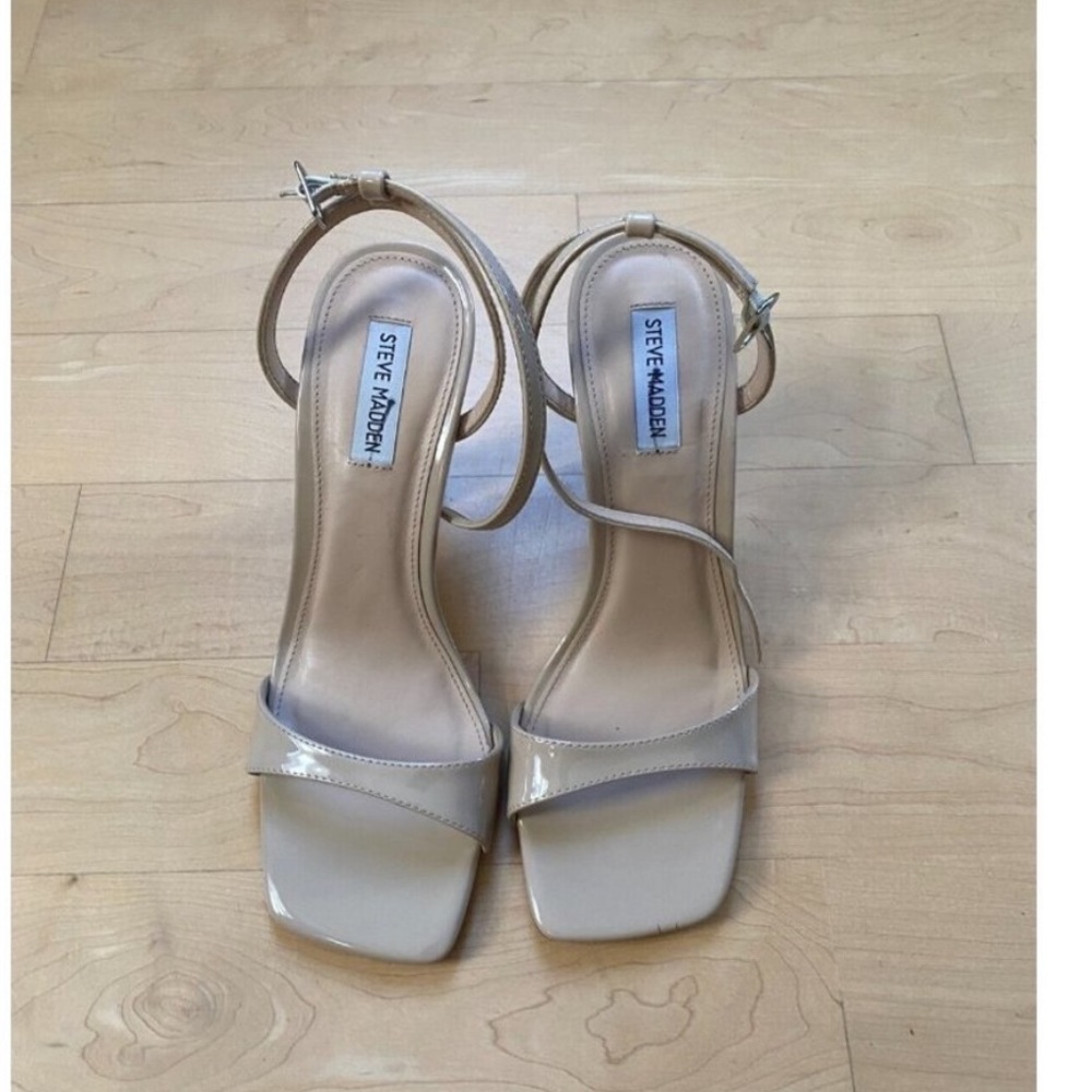 Steve Madden Bnwt "Lange" Flared Heel Open Toe Sa… - image 2